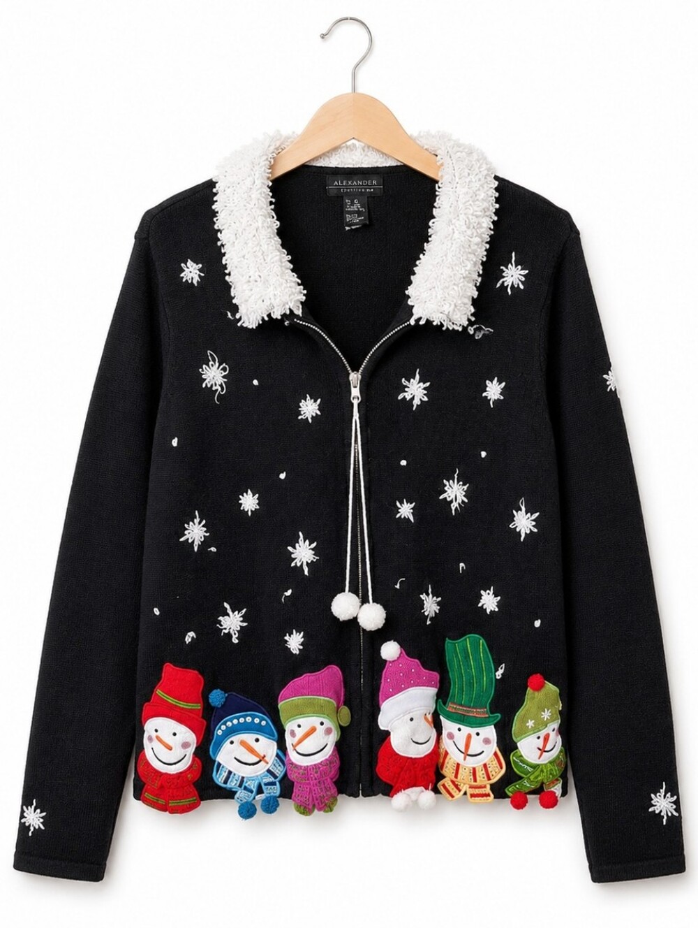 Christmas Snowman Sweater Classic Vintage 90's Rare